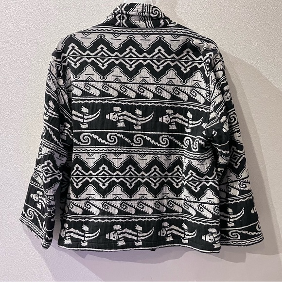 Chico’s Design Woven Cotton Blazer - Picture 3 of 11